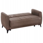 ΚΑΝΑΠΕΣ ΚΡΕΒΑΤΙ ΜΕ ΑΠΟΘ.ΧΩΡΟ ΔΙΘΕΣΙΟΣ NIKKO HM3293.02 ΚΑΦΕ ΥΦΑΣΜΑ 144x75x84Υεκ.