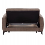 ΚΑΝΑΠΕΣ ΚΡΕΒΑΤΙ ΜΕ ΑΠΟΘ.ΧΩΡΟ ΔΙΘΕΣΙΟΣ NIKKO HM3293.02 ΚΑΦΕ ΥΦΑΣΜΑ 144x75x84Υεκ.