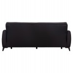 ΚΑΝΑΠΕΣ ΚΡΕΒΑΤΙ ΜΕ ΑΠΟΘ.ΧΩΡΟ TΡΙΘΕΣΙΟΣ NIKKO HM3292.11 ΜΑΥΡΟ PU 207x80x82Υεκ.