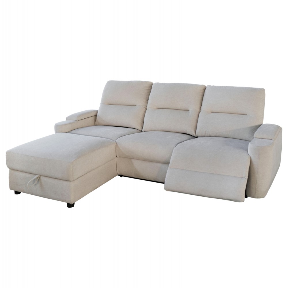 ΚΑΝΑΠΕΣ ΑΡΙΣΤΕΡΗ ΓΩΝΙΑ SYNTHIA HM3308.01L ΑΝΑΚΛΙΣΗ & ΑΠΟΘ.ΧΩΡΟΣ--ΜΠΕΖ 246x159x97Υεκ