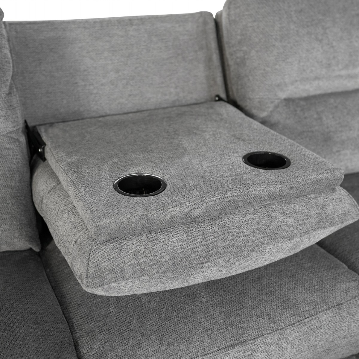 ΚΑΝΑΠΕΣ ΔΕΞΙΑ ΓΩΝΙΑ SYNTHIA HM3308.03R ΑΝΑΚΛΙΣΗ & ΑΠΟΘ.ΧΩΡΟΣ--ΓΚΡΙ 246x159x97Υεκ