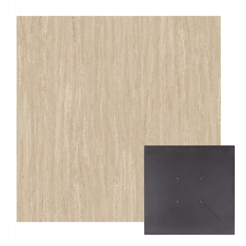 ΕΠΙΦΑΝΕΙΑ ΤΡΑΠΕΖΙΟΥ HPL ΤΕΤΡΑΓΩΝΗ HM5838.35 TRAVERTINE 70x70εκ.