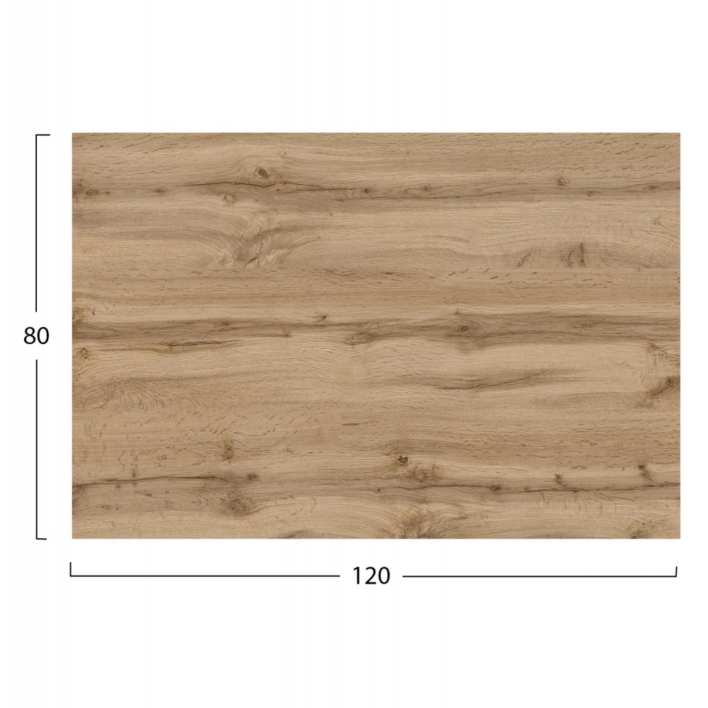 ΕΠΙΦΑΝΕΙΑ ΤΡΑΠΕΖΙΟΥ HPL ΟΡΘΟΓΩΝΙΑ HM5840.36 SONAMA OAK 120x80εκ.