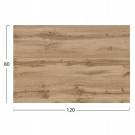 ΕΠΙΦΑΝΕΙΑ ΤΡΑΠΕΖΙΟΥ HPL ΟΡΘΟΓΩΝΙΑ HM5840.36 SONAMA OAK 120x80εκ.