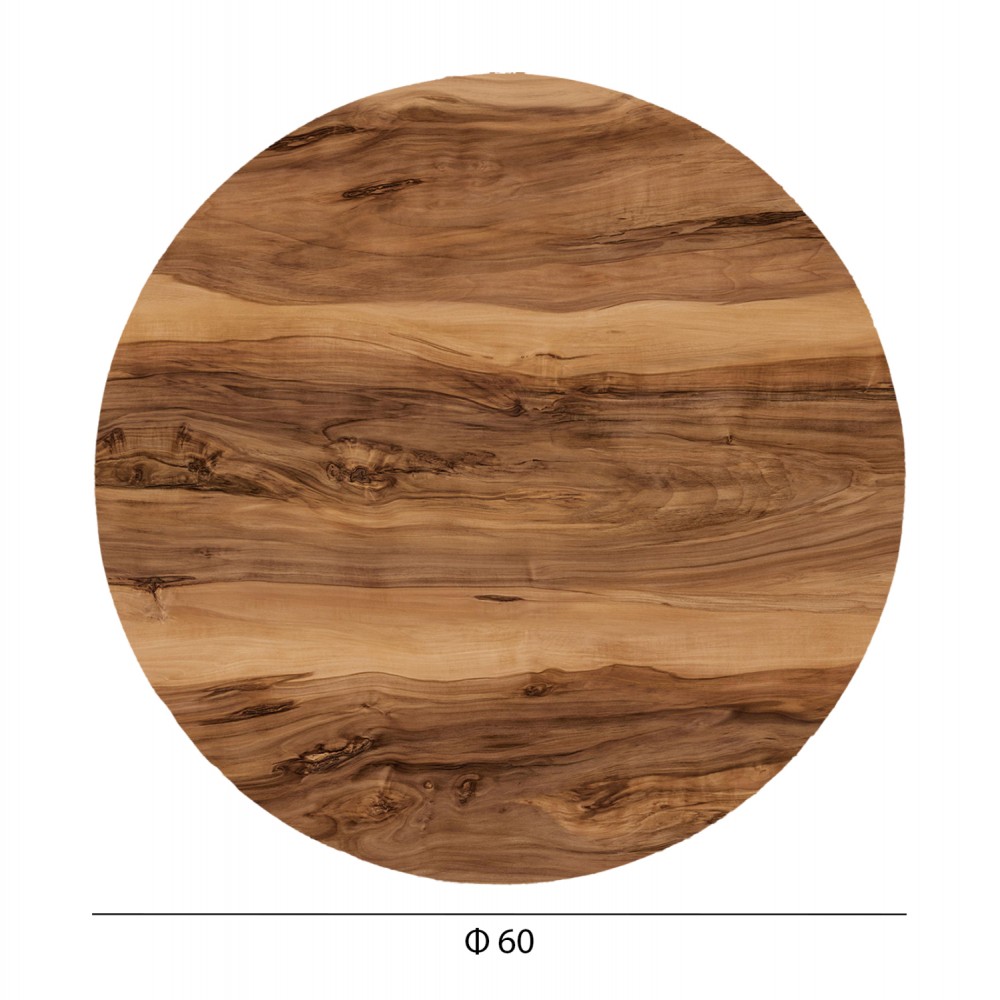 ΕΠΙΦΑΝΕΙΑ ΤΡΑΠΕΖΙΟΥ HPL ΣΤΡΟΓΓΥΛΗ HM5841.30 INDIAN SHESHAM Φ60εκ.