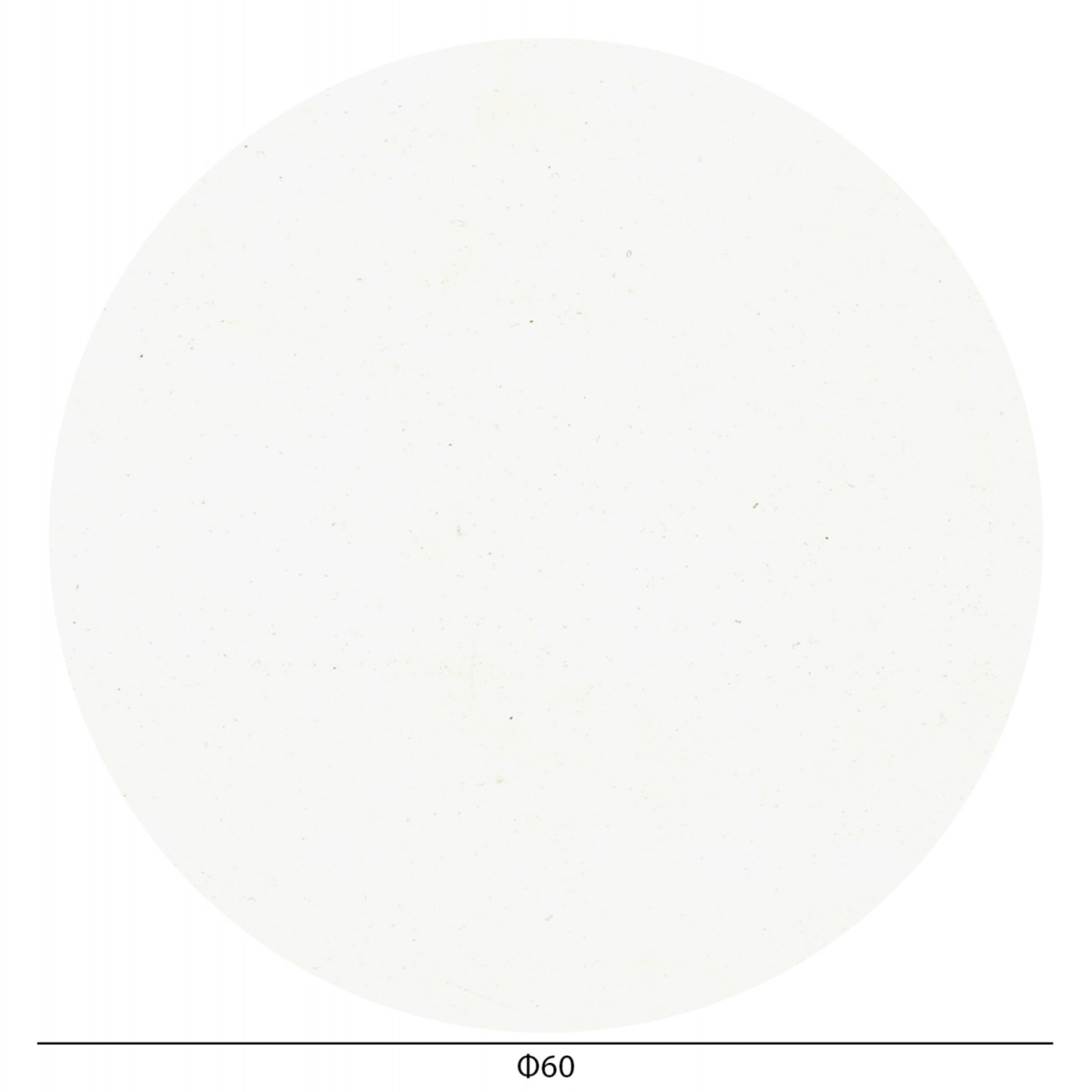 ΕΠΙΦΑΝΕΙΑ ΤΡΑΠΕΖΙΟΥ HPL ΣΤΡΟΓΓΥΛΗ HM5841.23 WHITE Φ60εκ.