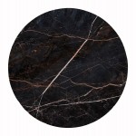 ΕΠΙΦΑΝΕΙΑ ΤΡΑΠΕΖΙΟΥ HPL ΣΤΡΟΓΓΥΛΗ HM6351.34 BLACK MARBLE Φ120εκ.