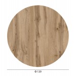 ΕΠΙΦΑΝΕΙΑ ΤΡΑΠΕΖΙΟΥ HPL ΣΤΡΟΓΓΥΛΗ HM6351.36 SONAMA OAK Φ120εκ.