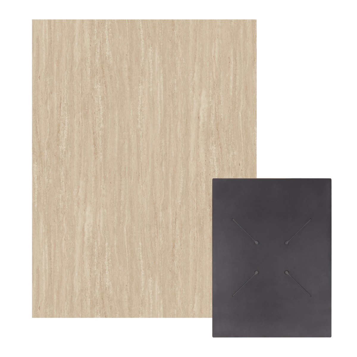 ΕΠΙΦΑΝΕΙΑ ΤΡΑΠΕΖΙΟΥ HPL ΟΡΘΟΓΩΝΙΑ HM6350.35 ΠΕΤΡΑ ΤΡΑΒΕΡΤΙΝΑ 60x80εκ.