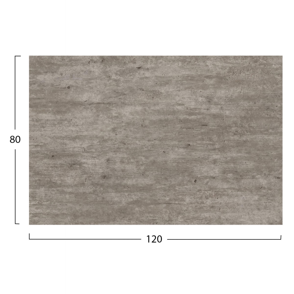 ΕΠΙΦΑΝΕΙΑ ΤΡΑΠΕΖΙΟΥ HPL ΟΡΘΟΓΩΝΙΑ HM5840.37 CONCRETE 120x80εκ.