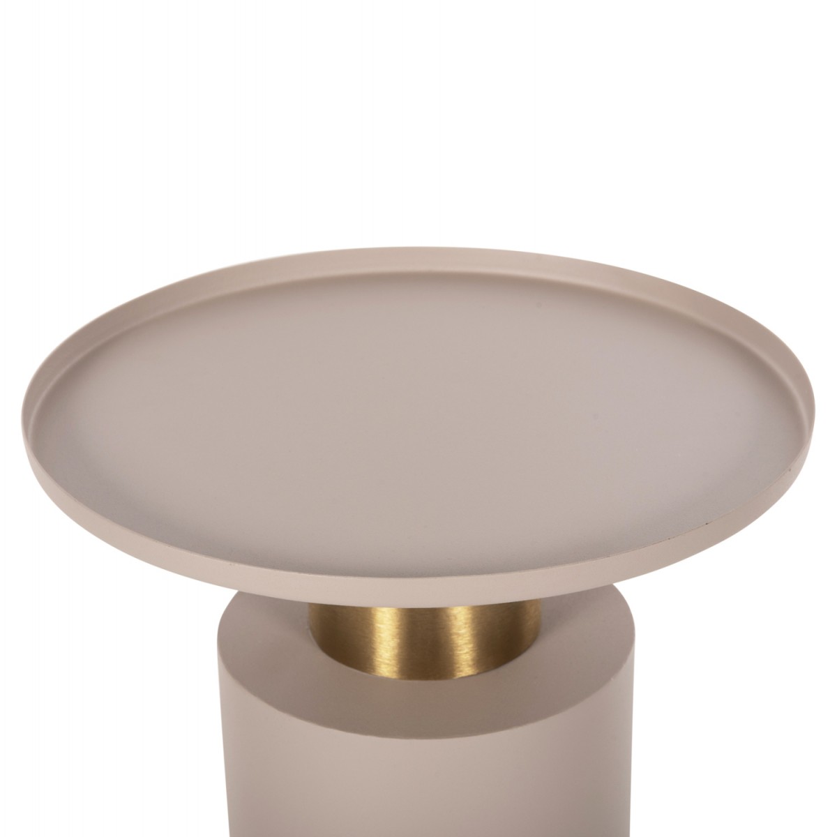 ΒΟΗΘΗΤΙΚΟ ΤΡΑΠΕΖΑΚΙ PUNJAB HM4239.03 ΜΕΤΑΛΛΟ ΣΕ ΕΚΡΟΥ-ΧΡΥΣΟΧΑΛΚΙΝΟ Φ36x47Υεκ.