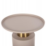 ΒΟΗΘΗΤΙΚΟ ΤΡΑΠΕΖΑΚΙ PUNJAB HM4239.03 ΜΕΤΑΛΛΟ ΣΕ ΕΚΡΟΥ-ΧΡΥΣΟΧΑΛΚΙΝΟ Φ36x47Υεκ.