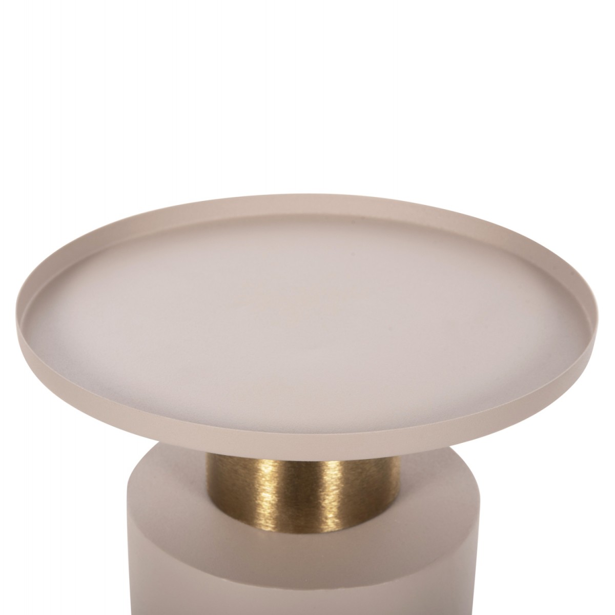 ΒΟΗΘΗΤΙΚΟ ΤΡΑΠΕΖΑΚΙ PUNJAB HM4240.03 ΜΕΤΑΛΛΟ ΣΕ ΕΚΡΟΥ-ΧΡΥΣΟΧΑΛΚΙΝΟ Φ30,5x42Υεκ.