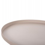 ΒΟΗΘΗΤΙΚΟ ΤΡΑΠΕΖΑΚΙ PUNJAB HM4240.03 ΜΕΤΑΛΛΟ ΣΕ ΕΚΡΟΥ-ΧΡΥΣΟΧΑΛΚΙΝΟ Φ30,5x42Υεκ.