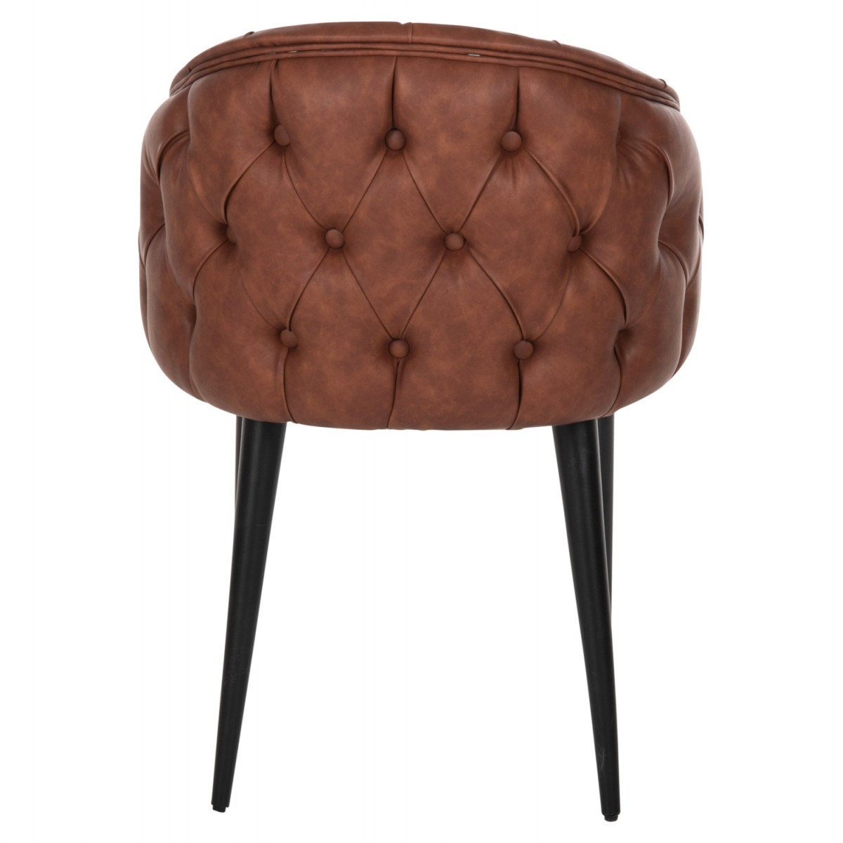 ΠΟΛΥΘΡΟΝΑ LORETTA HM9271.53 ΜΕ ΤΑΜΠΑ ΤΕΧΝΟΔΕΡΜΑ & ΞΥΛΙΝΑ ΜΑΥΡΑ ΠΟΔΙΑ 53x60x82Υεκ.