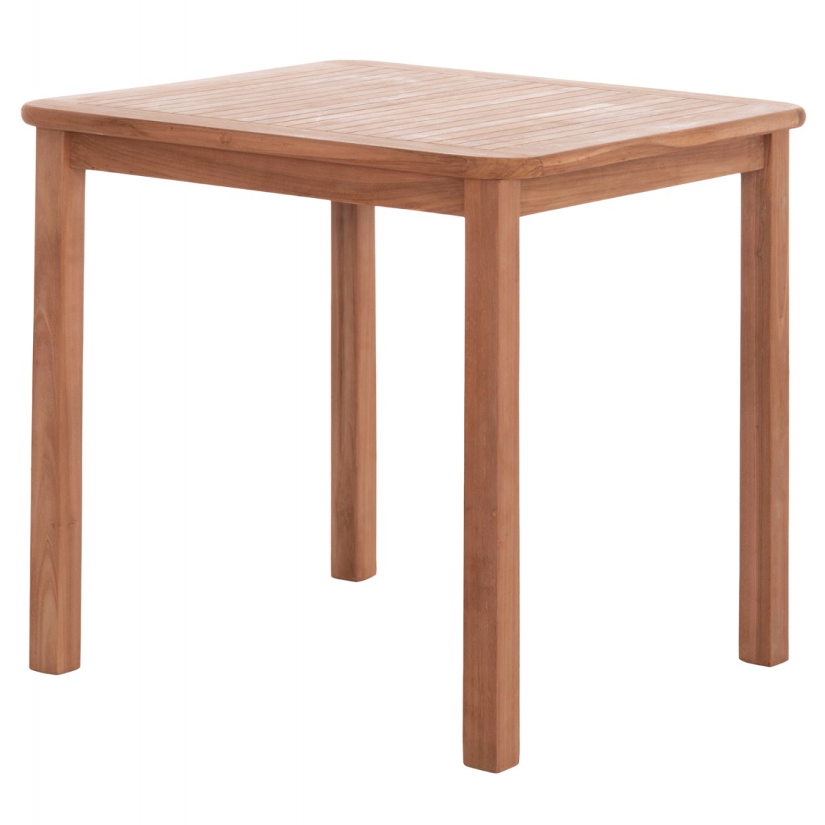 ΤΡΑΠΕΖΙ ΤΕΤΡΑΓΩΝΟ PRESSCOT HM18122 ΞΥΛΟ TEAK--ΦΥΣΙΚΟ 80x80x76Υεκ.