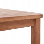 ΤΡΑΠΕΖΙ ΤΕΤΡΑΓΩΝΟ PRESSCOT HM18122 ΞΥΛΟ TEAK--ΦΥΣΙΚΟ 80x80x76Υεκ.