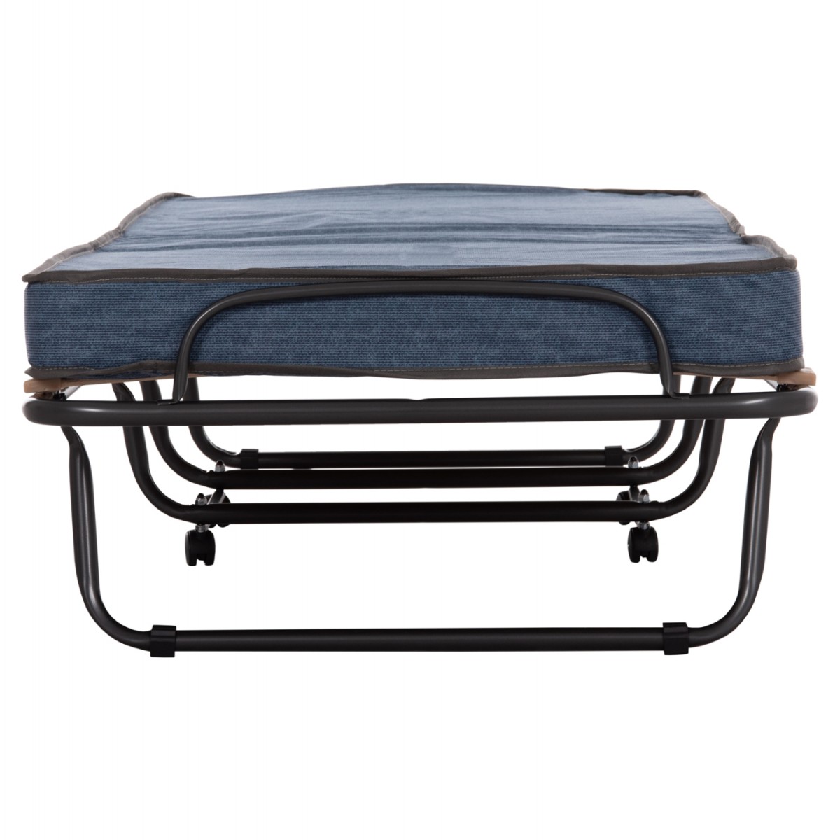 ΚΡΕΒΑΤΙ-ΡΑΝΤΖΟ ΙΤΑΛΙΑΣ NOBLE HM393.02 ΜΕΤΑΛΛΙΚΟ ΜΕ ΡΟΔΕΣ & ΣΤΡΩΜΑ 9εκ ΓΚΡΙ 80x182x37.5Υεκ.