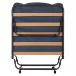 ΚΡΕΒΑΤΙ-ΡΑΝΤΖΟ ΙΤΑΛΙΑΣ NOBLE HM393.02 ΜΕΤΑΛΛΙΚΟ ΜΕ ΡΟΔΕΣ & ΣΤΡΩΜΑ 9εκ ΓΚΡΙ 80x182x37.5Υεκ.