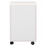 ΣΥΡΤΑΡΙΕΡΑ ΓΡΑΦΕΙΟΥ ΜΕ ΚΛΕΙΔΑΡΙΑ VANCE HM2159 ΛΕΥΚΗ ΜΕΛΑΜΙΝΗ-ΡΟΔΑΚΙΑ 39x40x60Υεκ.