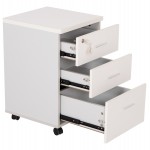 ΣΥΡΤΑΡΙΕΡΑ ΓΡΑΦΕΙΟΥ ΜΕ ΚΛΕΙΔΑΡΙΑ VANCE HM2159 ΛΕΥΚΗ ΜΕΛΑΜΙΝΗ-ΡΟΔΑΚΙΑ 39x40x60Υεκ.