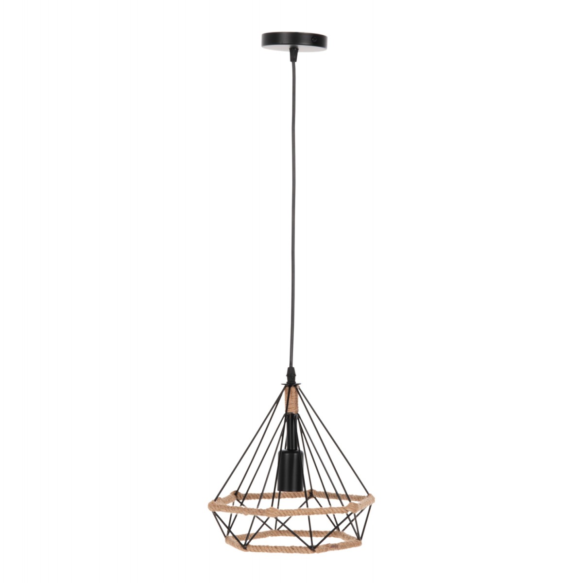 ΦΩΤΙΣΤΙΚΟ ΟΡΟΦΗΣ ΚΡΕΜΑΣΤΟ HM4061 ΜΑΥΡΟ ΜΕΤΑΛΛΟ-ΣΧΟΙΝΙ 24,5x21,5x125Υεκ.