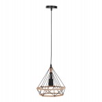 ΦΩΤΙΣΤΙΚΟ ΟΡΟΦΗΣ ΚΡΕΜΑΣΤΟ HM4061 ΜΑΥΡΟ ΜΕΤΑΛΛΟ-ΣΧΟΙΝΙ 24,5x21,5x125Υεκ.