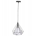 ΦΩΤΙΣΤΙΚΟ ΟΡΟΦΗΣ ΚΡΕΜΑΣΤΟ HM4065 ΜΑΥΡΟ ΜΕΤΑΛΛΙΚΟ ΚΑΠΕΛΟ-ΛΕΥΚΟ ΚΑΛΥΜΜΑ ΛΑΜΠΤΗΡΑ 25x25x125Y εκ.