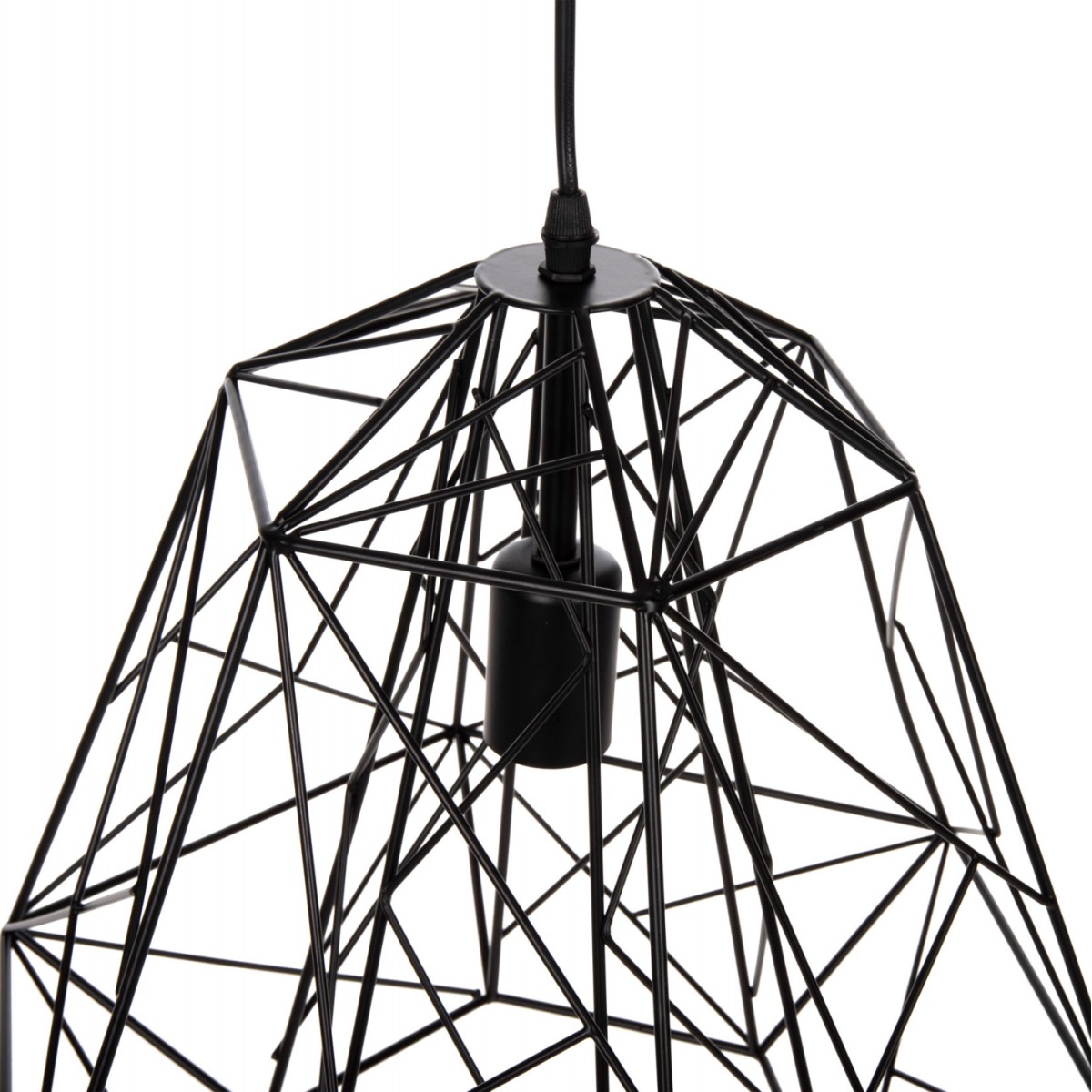 ΦΩΤΙΣΤΙΚΟ ΟΡΟΦΗΣ ΚΡΕΜΑΣΤΟ HM4066 ΜΑΥΡΟ ΜΕΤΑΛΛΙΚΟ ΚΑΠΕΛΟ 39x34x130Υεκ.