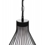 ΦΩΤΙΣΤΙΚΟ ΟΡΟΦΗΣ ΚΡΕΜΑΣΤΟ HM4074 ΜΕΤΑΛΛΙΚΟ ΜΑΥΡΟ ΚΑΠΕΛΟ Φ33x43-141Yεκ.