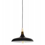 ΦΩΤΙΣΤΙΚΟ ΟΡΟΦΗΣ ΚΡΕΜΑΣΤΟ HM4080 ΜΑΥΡΟ ΜΕΤΑΛΛΟ-ΞΥΛΙΝΗ ΛΕΠΤΟΜΕΡΕΙΑ 35x35x112Υεκ