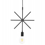 ΦΩΤΙΣΤΙΚΟ ΟΡΟΦΗΣ ΚΡΕΜΑΣΤΟ HM4098 ΜΑΥΡΟ ΜΕΤΑΛΛΟ ΑΣΤΕΡΙ 34x40x106Υεκ.