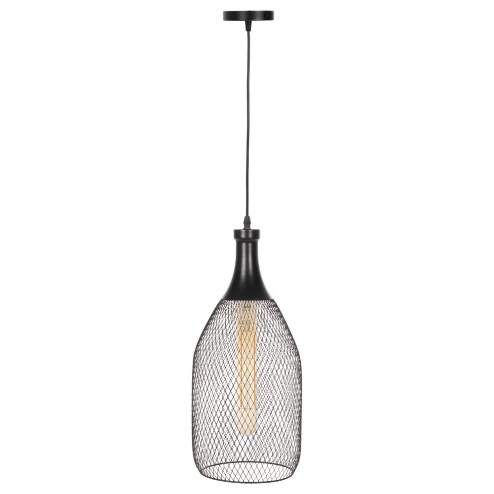 ΦΩΤΙΣΤΙΚΟ ΟΡΟΦΗΣ ΚΡΕΜΑΣΤΟ HM4105 ΜΑΥΡΟ ΜΕΤΑΛΛΙΚΟ ΚΑΠΕΛΟ Φ20x145Υεκ.