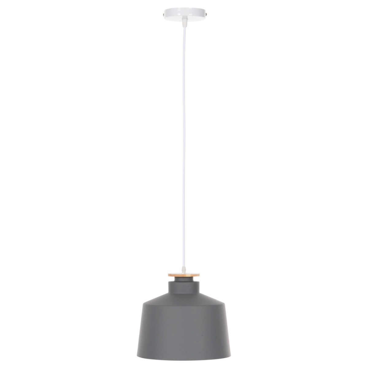 ΦΩΤΙΣΤΙΚΟ ΟΡΟΦΗΣ ΚΡΕΜΑΣΤΟ HM4158.03 ΓΚΡΙ ΚΑΠΕΛΟ ΑΛΟΥΜΙΝΙΟΥ Φ30x123,5Υεκ