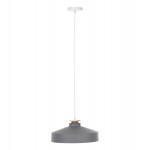 ΦΩΤΙΣΤΙΚΟ ΟΡΟΦΗΣ ΚΡΕΜΑΣΤΟ HM4159.03 ΓΚΡΙ ΜΕΤΑΛΛΙΚΟ ΚΑΠΕΛΟ Φ40x116Υεκ