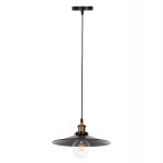 ΦΩΤΙΣΤΙΚΟ ΟΡΟΦΗΣ ΚΡΕΜΑΣΤΟ HM4162 ΜΑΥΡΟ ΜΕΤΑΛΛΟ-ΧΡΥΣΗ ΛΕΠΤΟΜΕΡΕΙΑ Φ30x109Υεκ