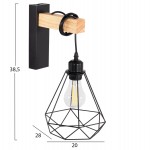 ΑΠΛΙΚΑ ΤΟΙΧΟΥ GROB HM4474 ΜΕΤΑΛΛΟ-ΞΥΛΟ 20x26x38,5Υεκ.