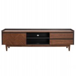 ΕΠΙΠΛΟ ΤΗΛΕΟΡΑΣΗΣ VEEN HM9741 MDF ΜΕ ΚΑΠΛΑΜΑ ΚΑΡΥΔΙΑΣ-ΚΑΡΥΔΙ&ΣΚΟΥΡΟ ΓΚΡΙ 170x40x50Υ