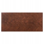 ΤΡΑΠΕΖΙ ΤΡΑΠΕΖΑΡΙΑΣ RIMER HM9742 MDF ΜΕ ΚΑΠΛΑΜΑ ΦΡΑΞΙΝΟΥ-ΚΑΡΥΔΙ ΧΡΩΜΑ 220X100x75Yεκ.