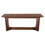 ΤΡΑΠΕΖΙ ΣΑΛΟΝΙΟΥ RIMER HM9743 MDF ΜΕ ΚΑΠΛΑΜΑ ΦΡΑΞΙΝΟΥ ΣΕ ΚΑΡΥΔΙ ΧΡΩΜΑ 120X60x45Yεκ.