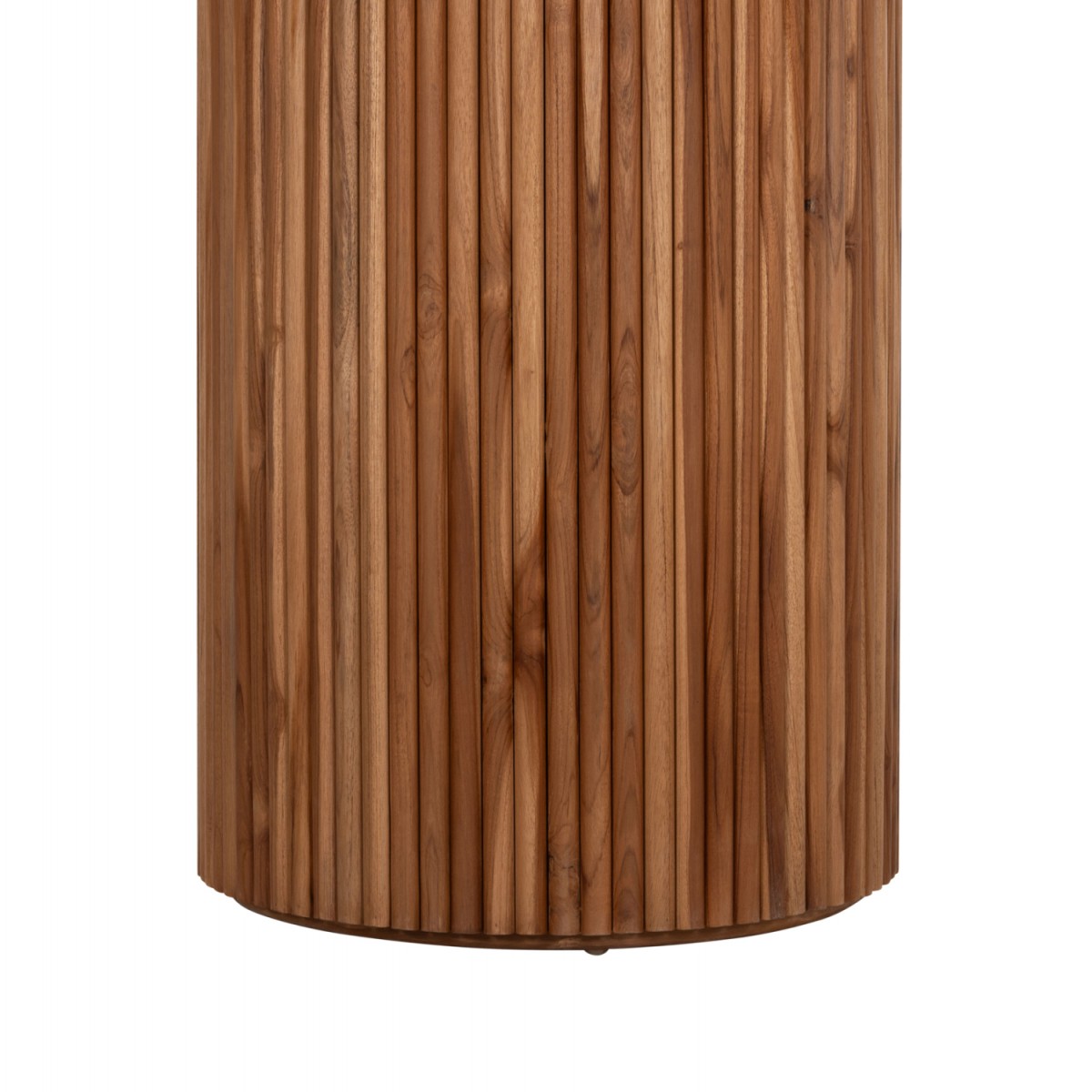 ΤΡΑΠΕΖΙ ΤΡΑΠΕΖΑΡΙΑΣ ΣΤΡΟΓΓΥΛΟ RODER HM9896 ΞΥΛΟ ΤΕΑΚ- 3εκ. πάχος επιφ.- Φ130x79,5Υεκ