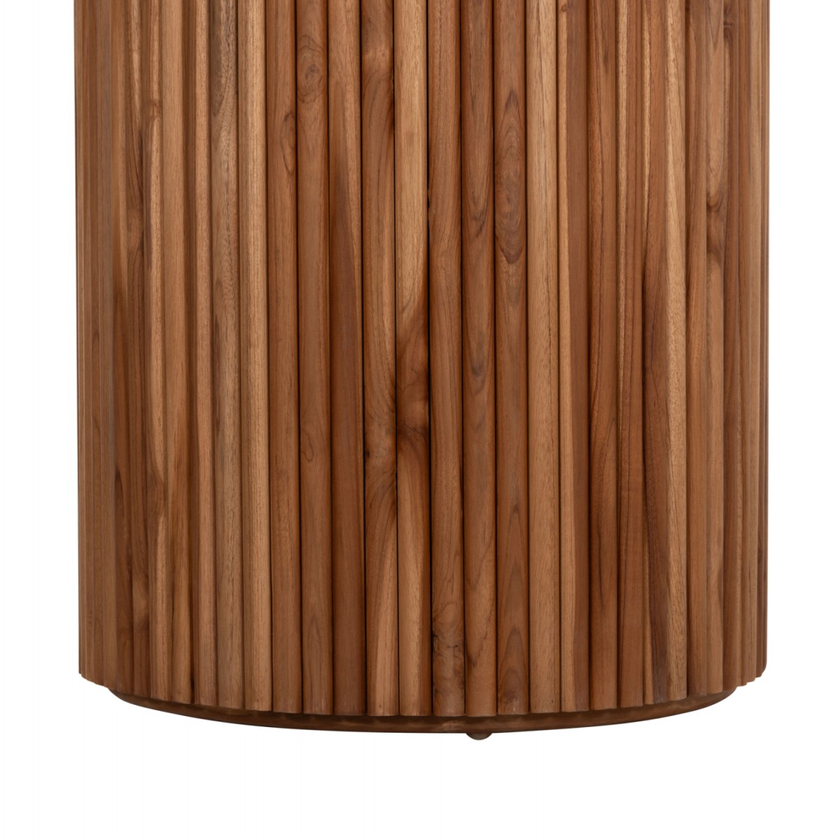 ΤΡΑΠΕΖΙ ΤΡΑΠΕΖΑΡΙΑΣ ΣΤΡΟΓΓΥΛΟ RODER HM9896 ΞΥΛΟ ΤΕΑΚ- 3εκ. πάχος επιφ.- Φ130x79,5Υεκ