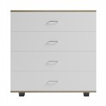 ΣΥΡΤΑΡΙΕΡΑ ΜΕΛΑΜΙΝΗΣ THORG ME 4 ΣΥΡΤΑΡΙΑ SONAMA-ΛΕΥΚΟ HM8996.04 80x40x83Yεκ.