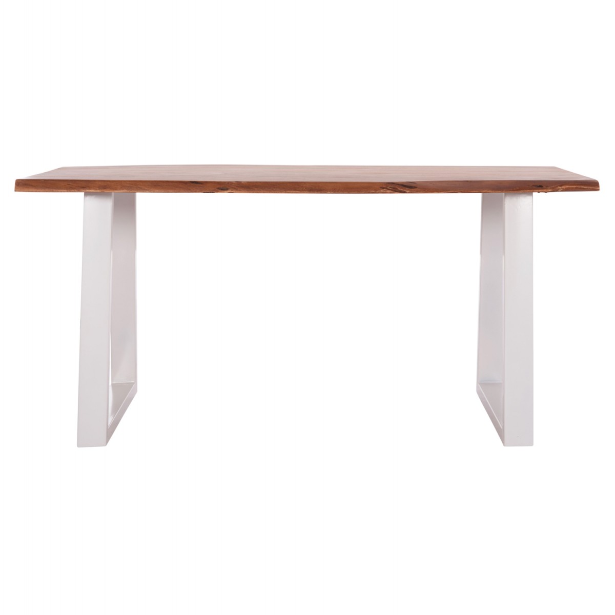 ΤΡΑΠΕΖΙ ΤΡΑΠΕΖΑΡΙΑΣ MONTANA HM8336.12 ΞΥΛΟ ΑΚΑΚΙΑΣ 4εκ.ΠΑΧΟΣ-ΛΕΥΚΑ ΠΟΔΙΑ 160X90X77Υεκ.