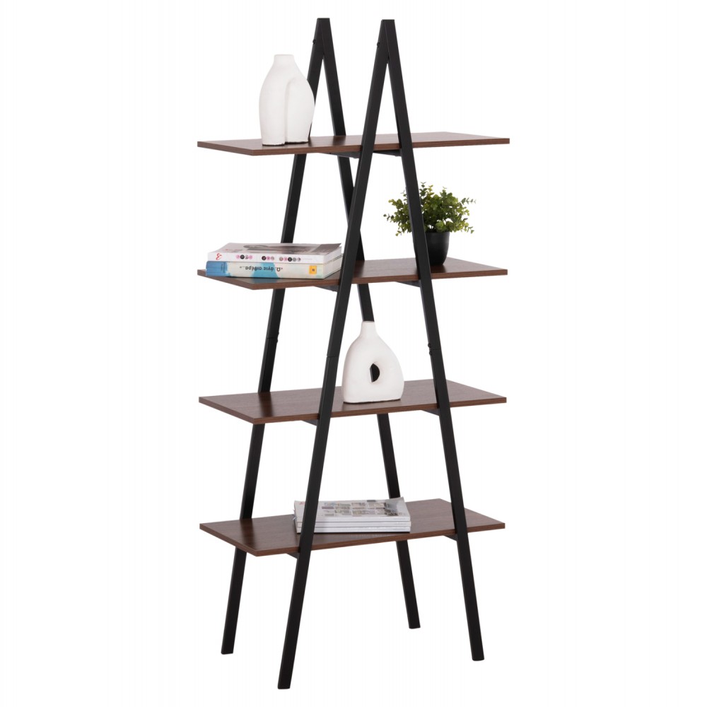 ΡΑΦΙΕΡΑ STAM HM18073.04 ΜΑΥΡΟΣ ΜΕΤΑΛΛΙΚΟΣ ΣΚΕΛΕΤΟΣ-ΜΕΛΑΜΙΝΗ ΚΑΡΥΔΙ 71x38x165Υεκ.