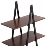 ΡΑΦΙΕΡΑ STAM HM18073.04 ΜΑΥΡΟΣ ΜΕΤΑΛΛΙΚΟΣ ΣΚΕΛΕΤΟΣ-ΜΕΛΑΜΙΝΗ ΚΑΡΥΔΙ 71x38x165Υεκ.