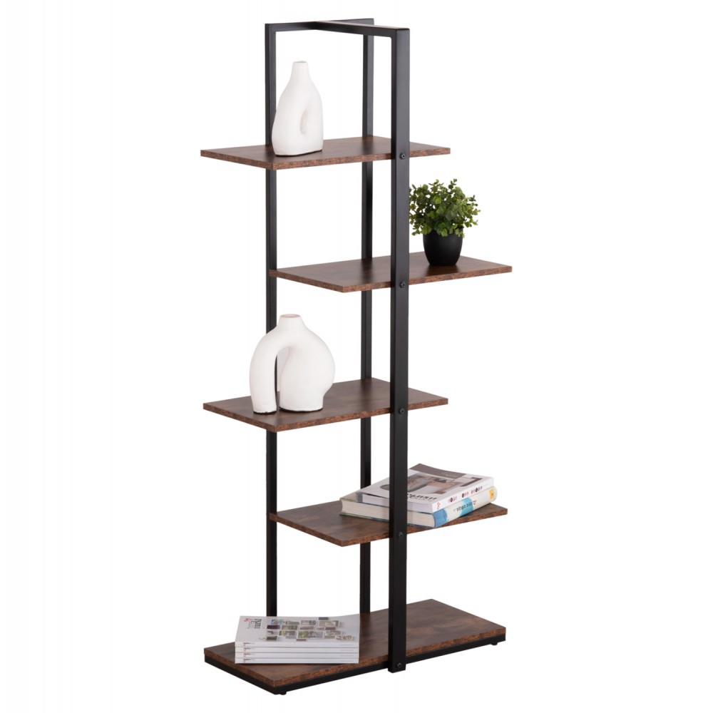 ΡΑΦΙΕΡΑ OMNI HM18074.04 ΜΑΥΡΟΣ ΜΕΤΑΛΛΙΚΟΣ ΣΚΕΛΕΤΟΣ-ΜΕΛΑΜΙΝΗ ΚΑΡΥΔΙ 68x34,5x150,5Υεκ