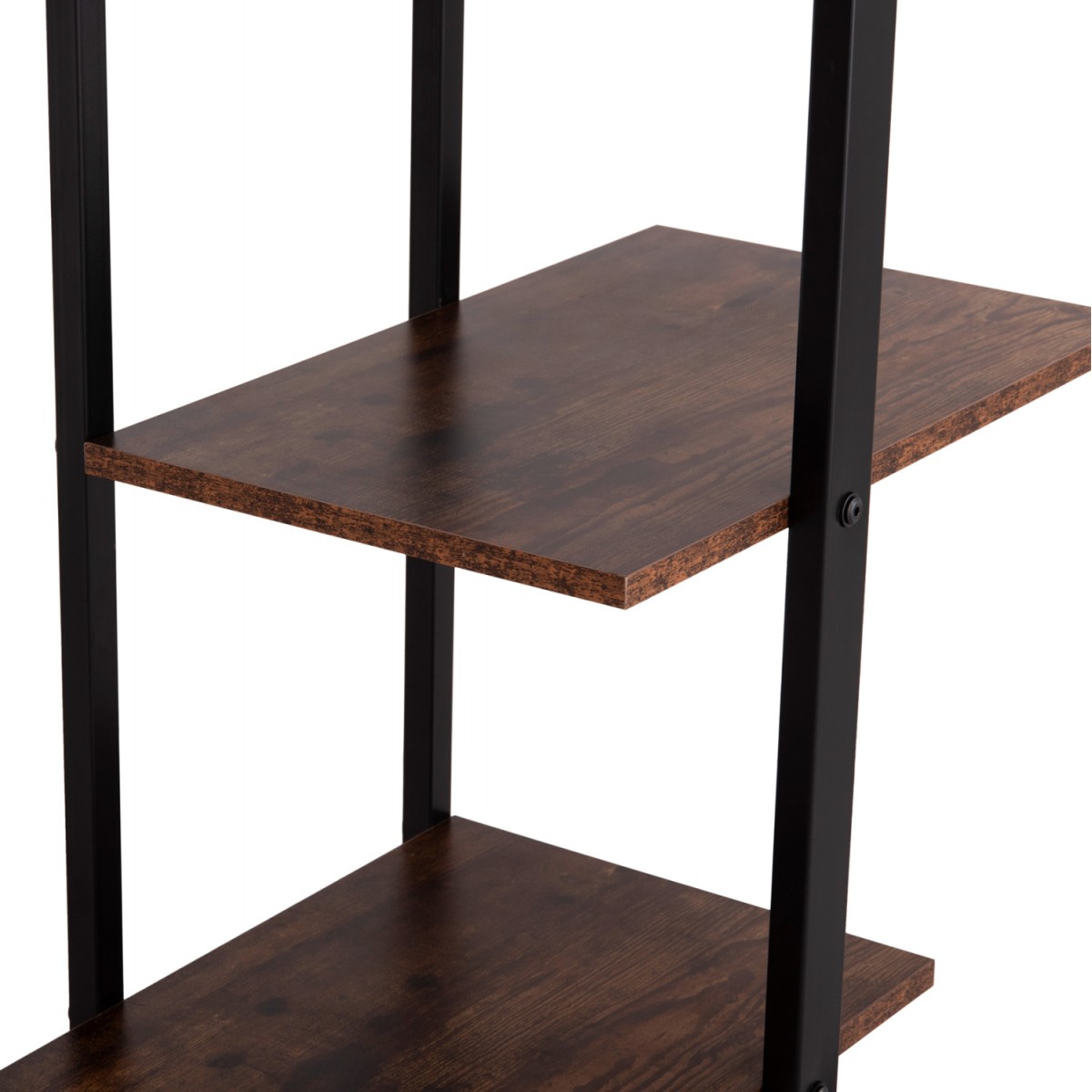 ΡΑΦΙΕΡΑ OMNI HM18074.04 ΜΑΥΡΟΣ ΜΕΤΑΛΛΙΚΟΣ ΣΚΕΛΕΤΟΣ-ΜΕΛΑΜΙΝΗ ΚΑΡΥΔΙ 68x34,5x150,5Υεκ