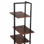 ΡΑΦΙΕΡΑ OMNI HM18074.04 ΜΑΥΡΟΣ ΜΕΤΑΛΛΙΚΟΣ ΣΚΕΛΕΤΟΣ-ΜΕΛΑΜΙΝΗ ΚΑΡΥΔΙ 68x34,5x150,5Υεκ