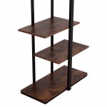 ΡΑΦΙΕΡΑ OMNI HM18074.04 ΜΑΥΡΟΣ ΜΕΤΑΛΛΙΚΟΣ ΣΚΕΛΕΤΟΣ-ΜΕΛΑΜΙΝΗ ΚΑΡΥΔΙ 68x34,5x150,5Υεκ